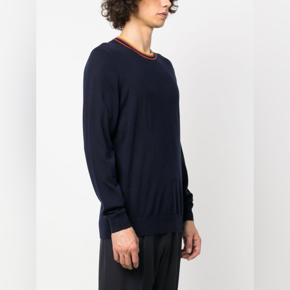NWOT Paul Smith Navy Blue Crewneck Sweater